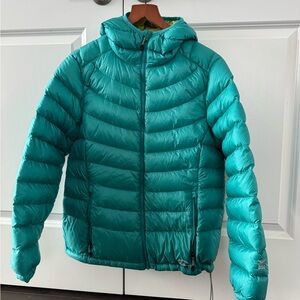 Women's Teal Puffer Jacket